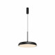 Lampada a sospensione grande a LED diffusore in metallo e paralume in acrilico