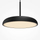Lampada a sospensione grande a LED diffusore in metallo e paralume in acrilico