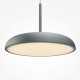 Lampada a sospensione grande a LED diffusore in metallo e paralume in acrilico