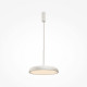 Lampada a sospensione grande a LED diffusore in metallo e paralume in acrilico