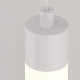 Lampada a sospensione grande con diffusore a led lineare dal design moderno