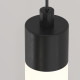 Lampada a sospensione grande con diffusore a led lineare dal design moderno