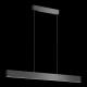 Lampada a sospensione grande con diffusore LED lineare dal design moderno