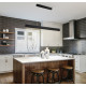 Lampada a sospensione grande con diffusore LED lineare dal design moderno