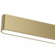 Lampada a sospensione grande con diffusore LED lineare dal design moderno