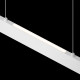 Lampada a sospensione grande con diffusore LED lineare dal design moderno