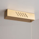 Lampada a sospensione in metallo con diffusore a led in acrilico