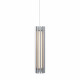 Lampada a sospensione a led in metallo con diffusore in vetro di design elegante