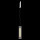 Lampada a sospensione a led in metallo con diffusore in vetro di design elegante