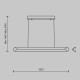 Lampada a sospensione LED con diffusore in alluminio lineare dal design moderno