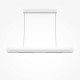 Lampada a sospensione LED con diffusore in alluminio lineare dal design moderno