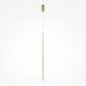 Lampada a sospensione LED con diffusore singolo in alluminio dal design moderno