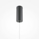 Lampada a sospensione LED con diffusore singolo in alluminio dal design moderno