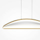 Lampada a sospensione LED con struttura in alluminio e diffusore in acrilico