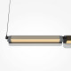 Lampada a sospensione lineare con diffusore a led