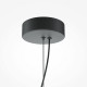 Lampada a sospensione lineare con diffusore a led
