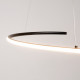 Lampada a sospensione moderna a LED in alluminio con diffusore in acrilico