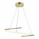 Lampada a sospensione moderna a LED in alluminio con diffusore in acrilico