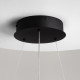 Lampada a sospensione moderna a LED in alluminio con diffusore in acrilico
