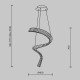 Lampada a sospensione moderna con diffusore a LED in vetro pendente