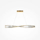Lampada a sospensione moderna con diffusore a LED in vetro piccolo