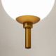 Lampada a sospensione moderna con diffusore in vetro a LED