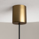 Lampada a sospensione moderna con diffusore in vetro a LED