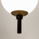 Lampada a sospensione moderna con diffusore in vetro a LED