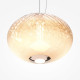Lampada a sospensione moderna con diffusore ovale in vetro a led dimmerabile