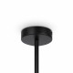 Lampadario moderno con diffusori in vetro a forma di fungo