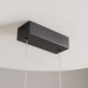 Lampada a sospensione moderna in alluminio con doppio diffusore a led