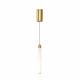 Lampada a sospensione piccola con diffusore a led lineare dal design moderno