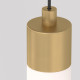 Lampada a sospensione piccola con diffusore a led lineare dal design moderno