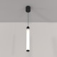 Lampada a sospensione piccola con diffusore a led lineare dal design moderno