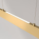 Lampada a sospensione piccola con diffusore LED lineare dal design moderno