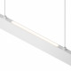 Lampada a sospensione piccola con diffusore LED lineare dal design moderno