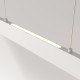 Lampada a sospensione piccola con diffusore LED lineare dal design moderno