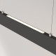 Lampada a sospensione piccola con diffusore LED lineare dal design moderno