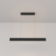 Lampada a sospensione piccola con diffusore LED lineare dal design moderno