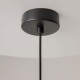 Lampada a sospensione singolo diffusore tubolare in metallo dal design moderno