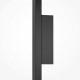 Lampada da parete a LED con struttura in alluminio dal design moderno