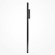Lampada da parete a LED con struttura in alluminio dal design moderno