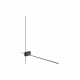 Lampada da parete a LED con struttura in alluminio dal design moderno