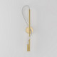 Lampada da parete a LED con struttura in metallo dal design moderno