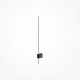 Lampada da parete a LED lineare con struttura in alluminio dal design moderno