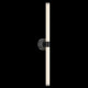 Lampada da parete a LED struttura in alluminio dal design moderno ed elegante