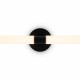 Lampada da parete a LED struttura in alluminio dal design moderno ed elegante