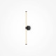 Lampada da parete a LED struttura in alluminio dal design moderno ed elegante