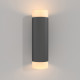 Lampada da parete con doppio diffusore a LED in alluminio dal design moderno