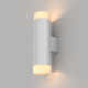 Lampada da parete con doppio diffusore a LED in alluminio dal design moderno